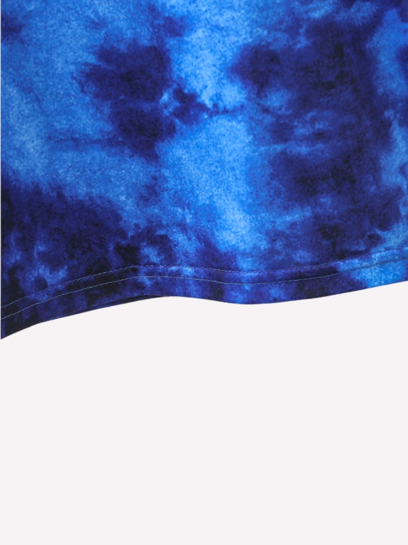 Boys Blue Tye & Dye Printed Cotton Blend Casual wear Comfortable T-Shirt