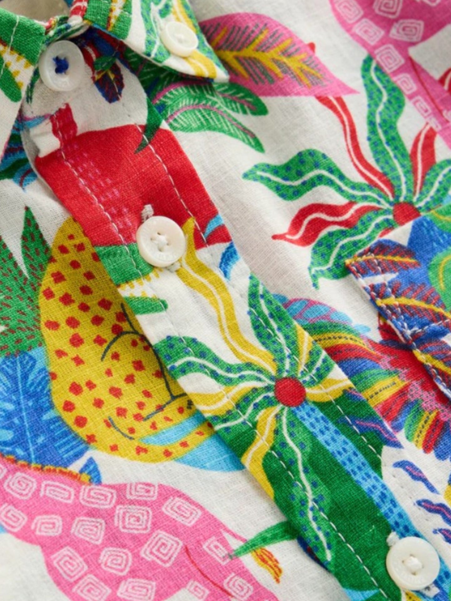 Boys Jungle Printed Cotton Blend Casual wear Comfortable Shirt
