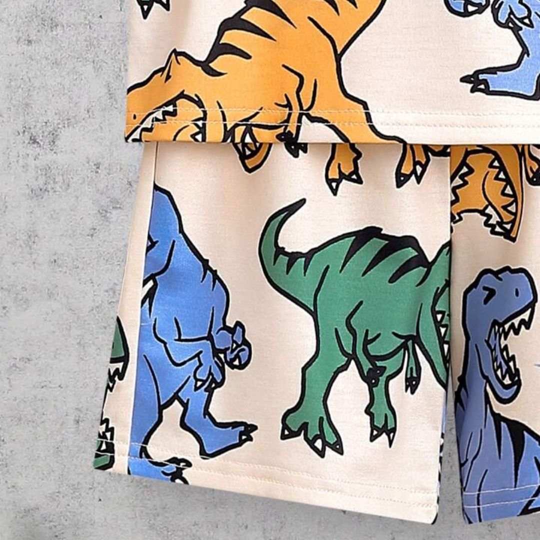 Dinosaur Printed Clothing Co-ord Set For Boys