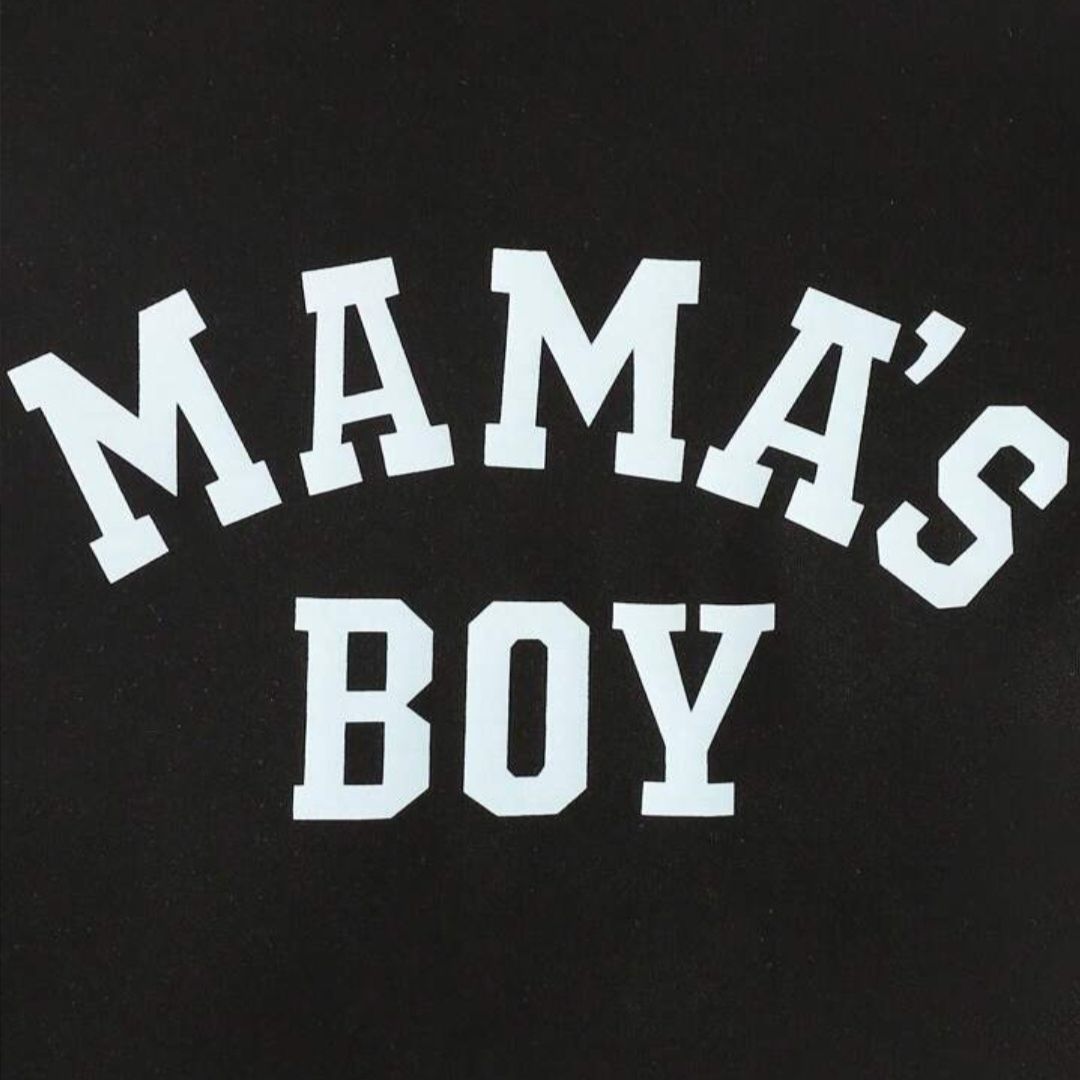 Mama's Boy Graphic Printed Clothing Co-ord Set For Boys