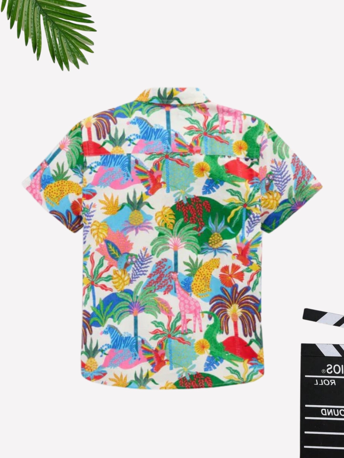 Boys Jungle Printed Cotton Blend Casual wear Comfortable Shirt