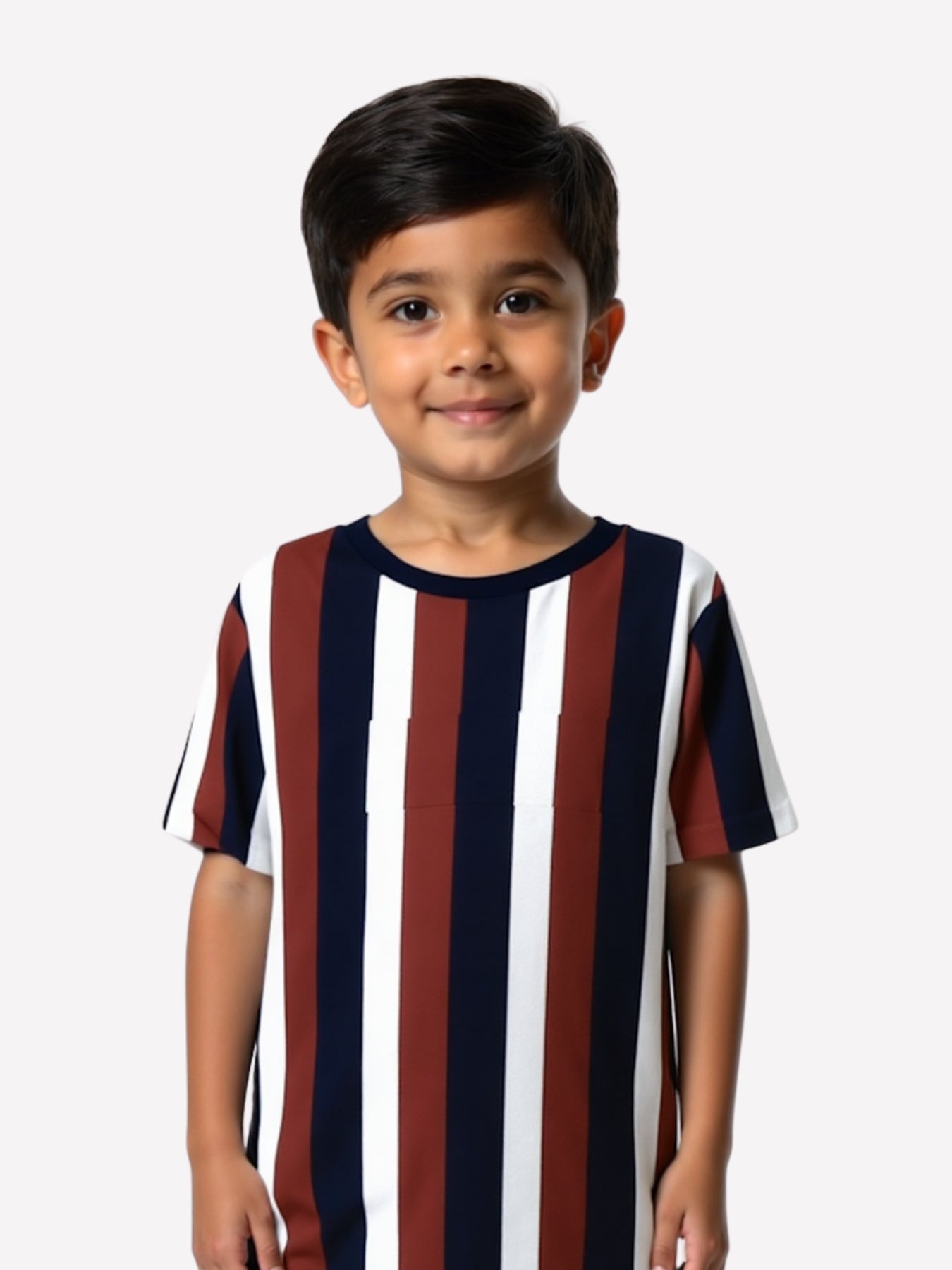 Boys Striped Printed Cotton Blend Casual wear Comfortable T-Shirt