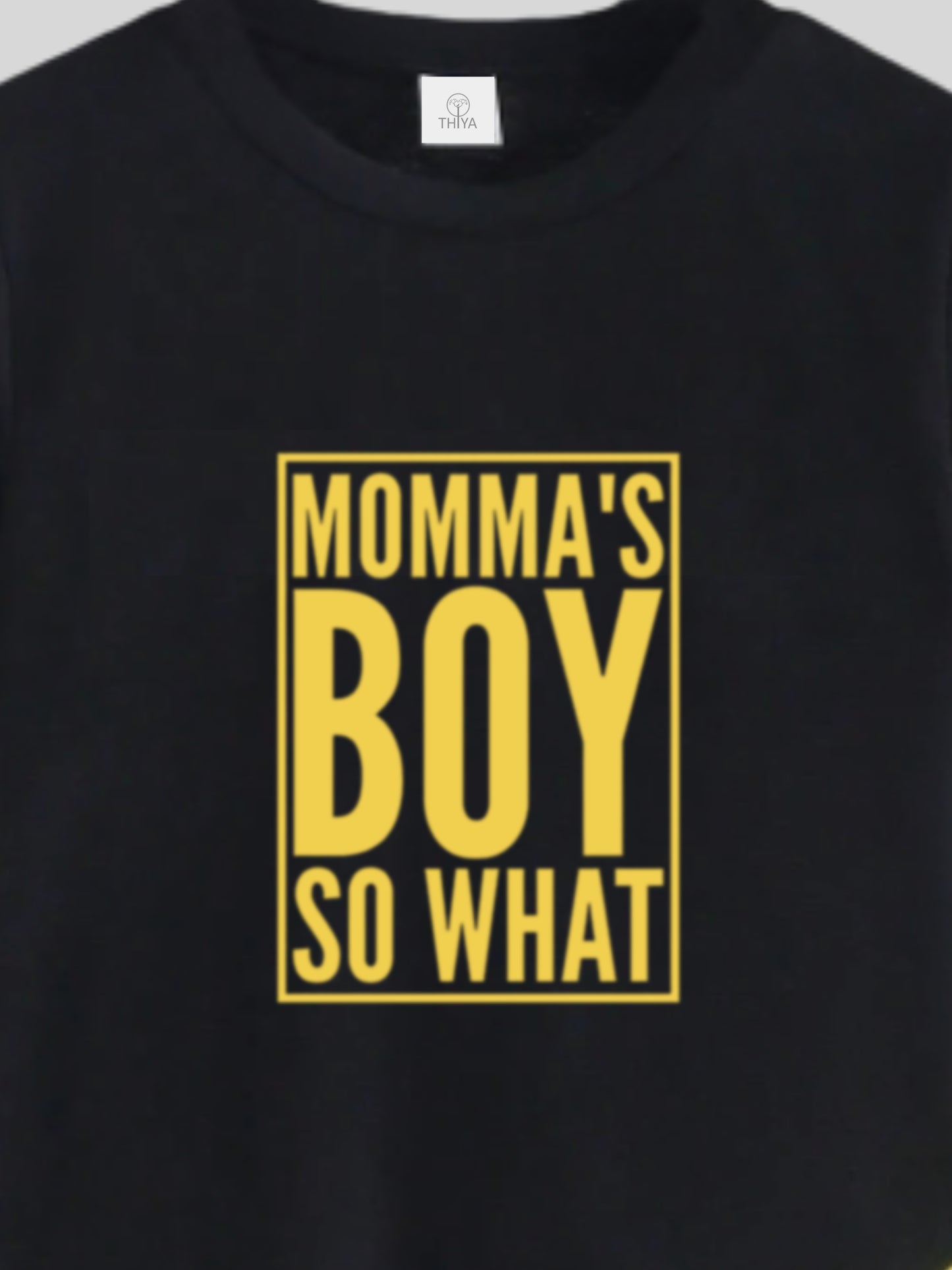 So What Black Graphic Printed Clothing Co-ord Set For Boys