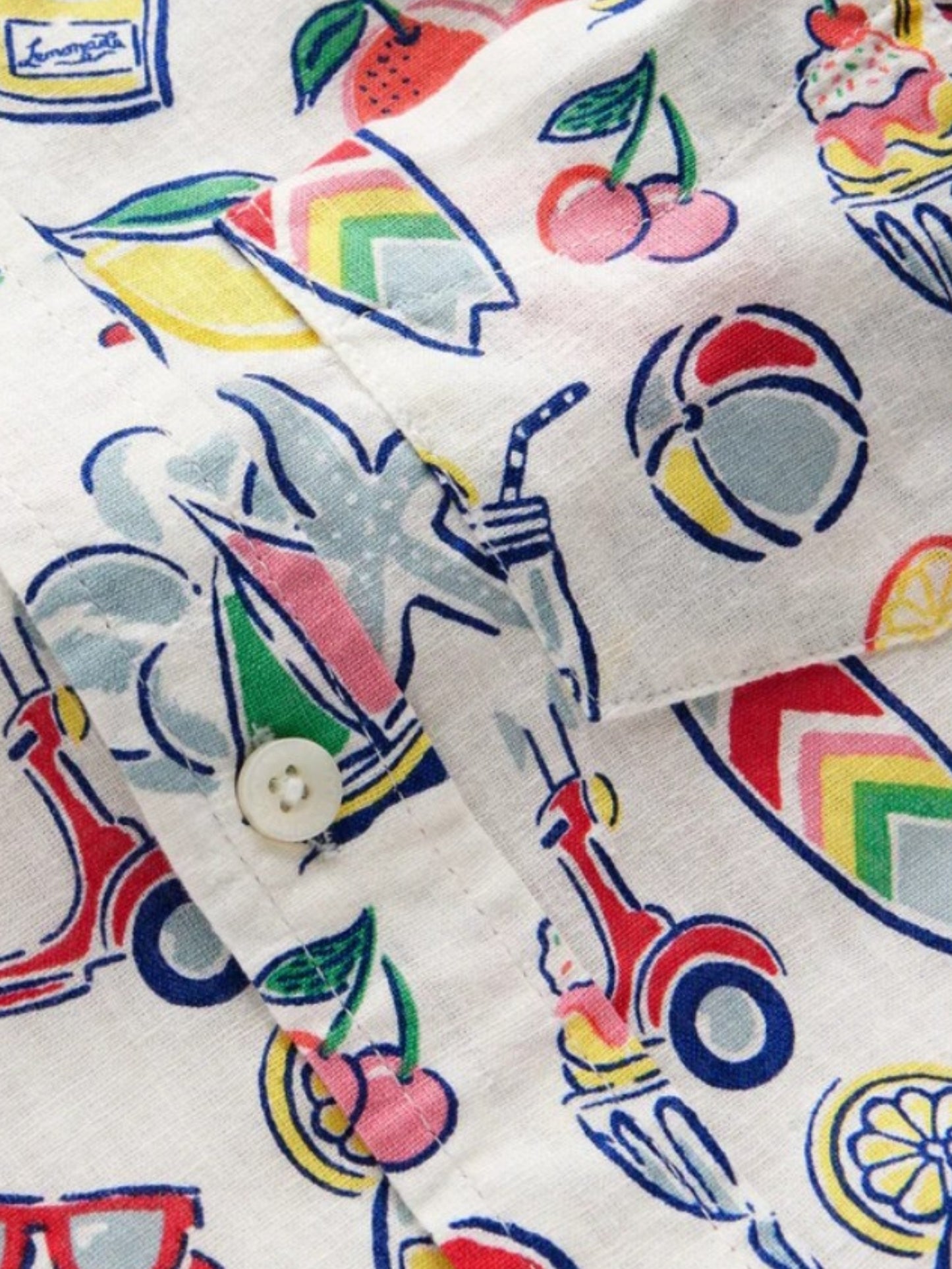 Boys Beach Printed Cotton Blend Casual wear Comfortable Shirt