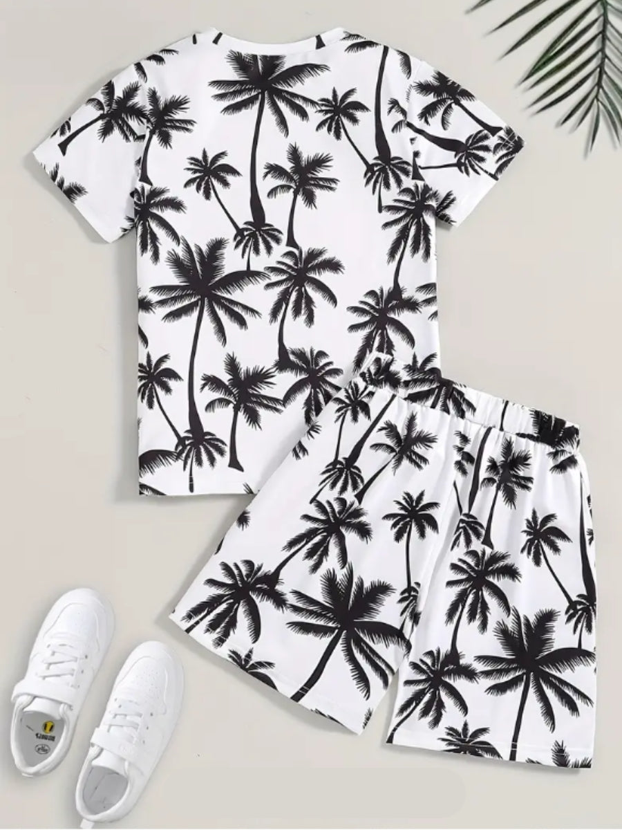 Tropical Printed Clothing Co-ord Set For Boys