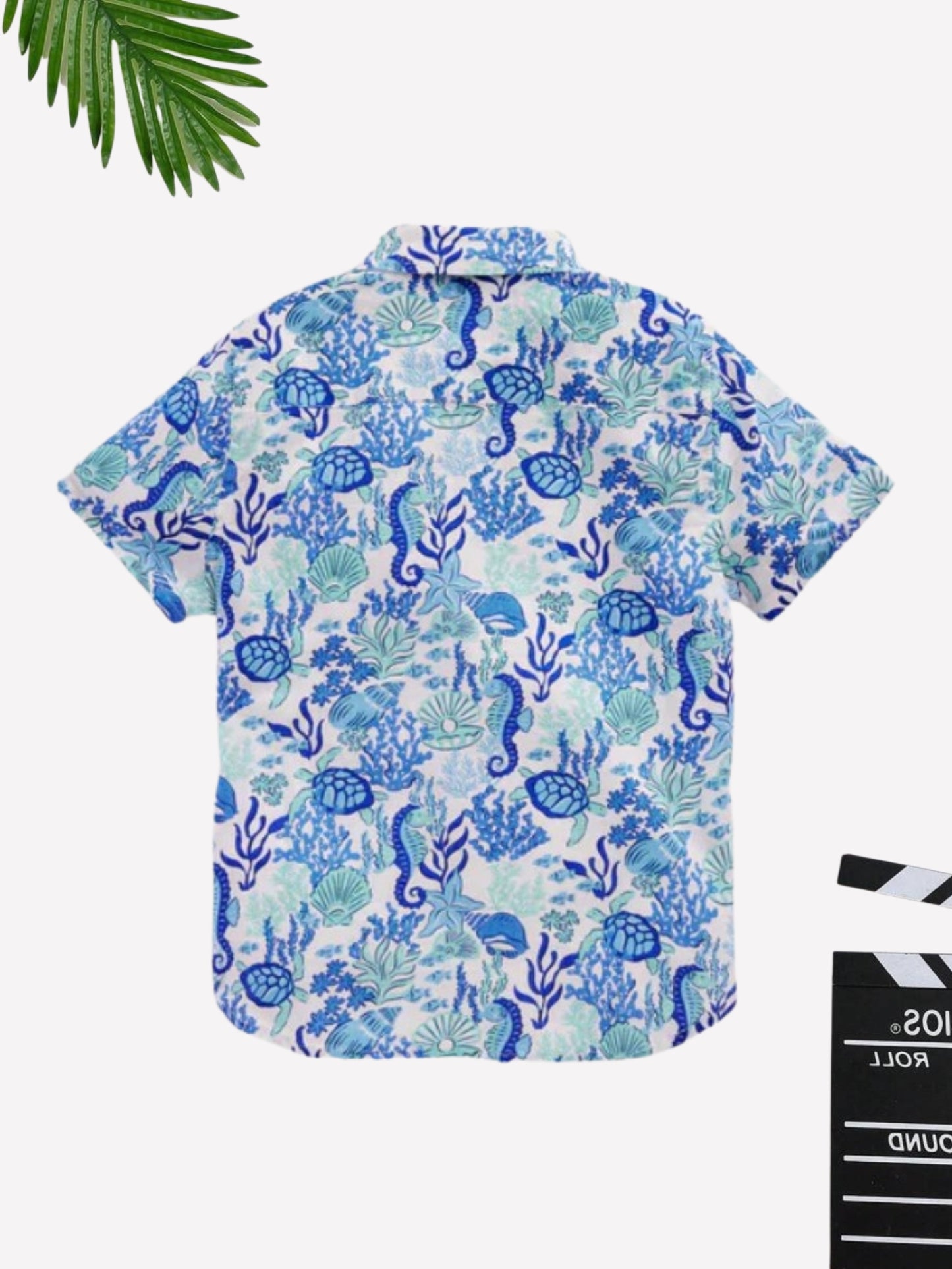 Boys Turtle Printed Cotton Blend Casual wear Comfortable Shirt