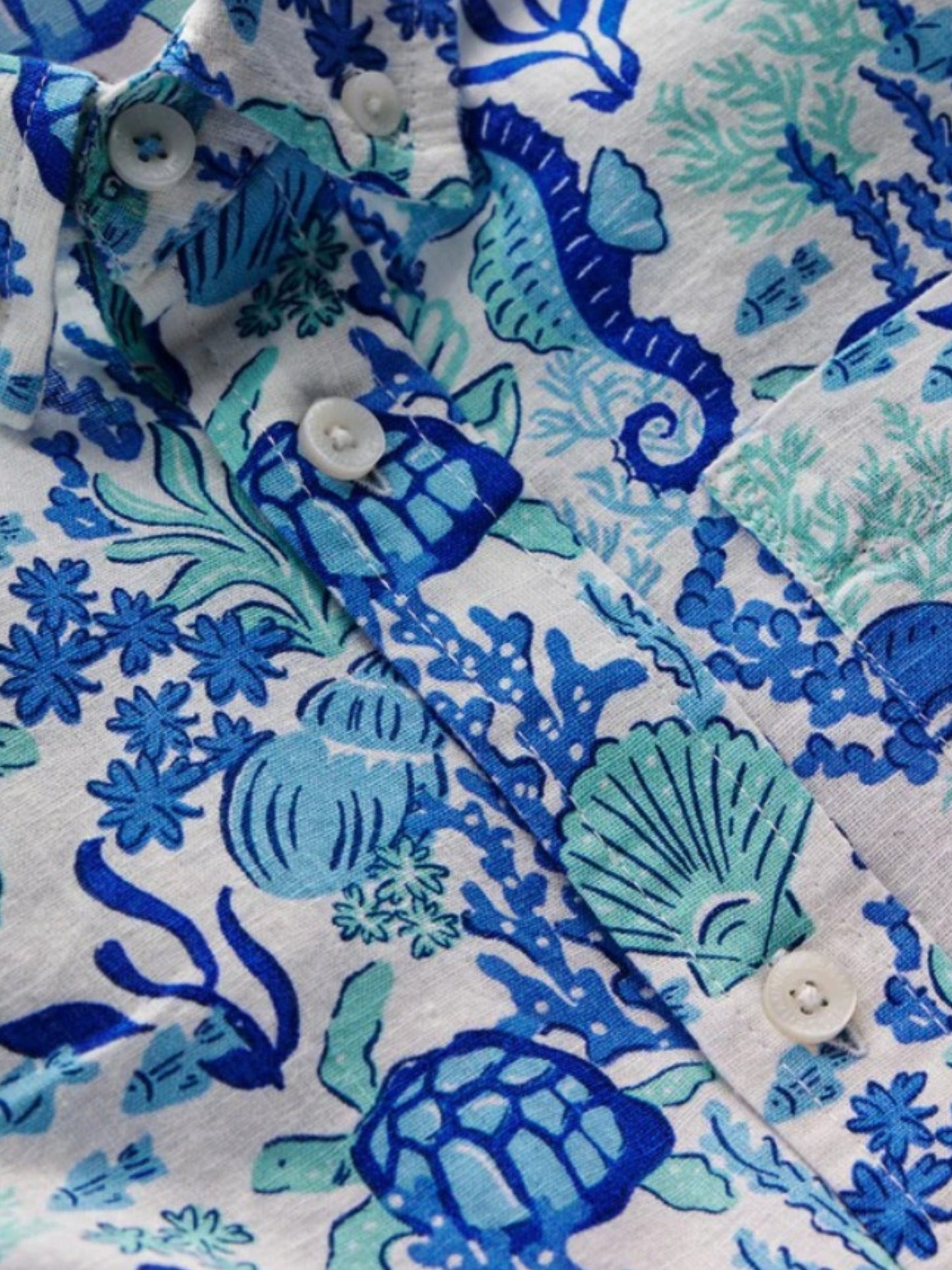 Combo Set of Turtle, Summer & Tropical Printed Shirt for Boys