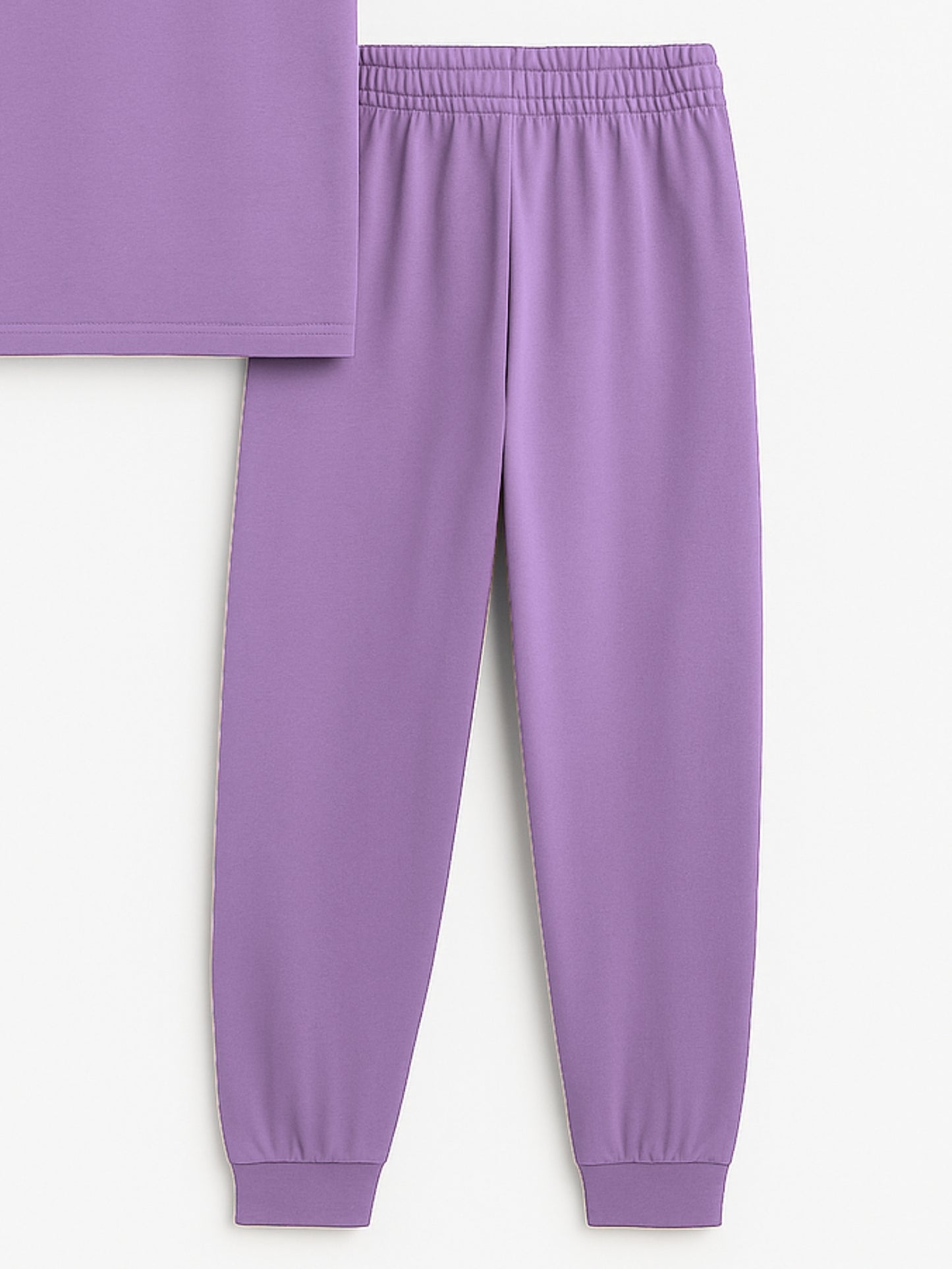 KPOP Printed Lilac Boys Joggers Set